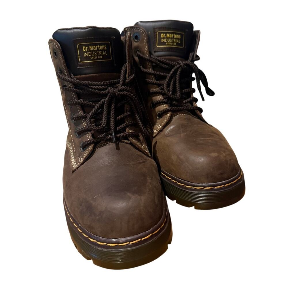 Dr Martens Winch Steel Toe Work Boots Men’s Sz. 10 - Picture 2 of 7